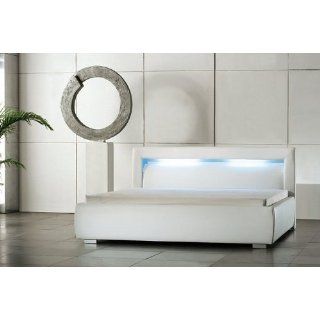 Luxus Bett Lumi weiß 140 x 200 cm: Küche & Haushalt