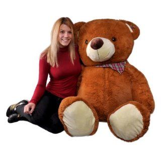 Happy People Teddybär Plüschbär, ca. 130 cm groß, in braun 