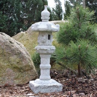 Japanische Steinlaterne Granit Kasuga Garten Steinlampe
