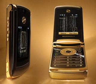 Motorola MOTORAZR2 V8 Luxury Edition   Gold (Ohne Simlock) Handy