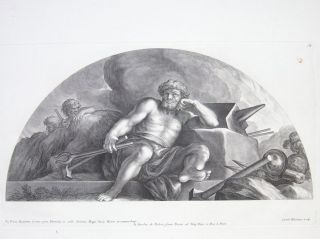 1690 C. BLOEMAERT VULCANUS, PALAZZO PITTI, FLORENZ, FIRENZE, CORTONA