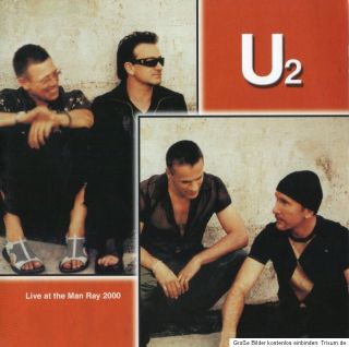 Live At The Man Ray 2000 U2 CD  MEGARAR  (Live at Johnny Depp´s