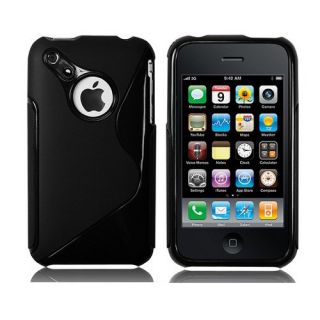iPhone 3G 3GS TPU Silikon Hülle Tasche Cover Schutz Etui Case S line