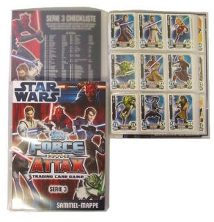  Clone Wars Serie 3 KOMPLETTES SET 1 224 Basiskarten Star Card Karten