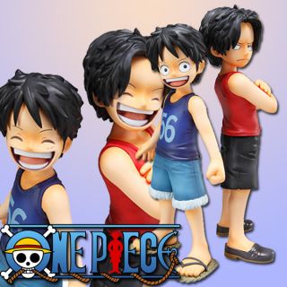 One Piece P.O.P Ruffy & Ace   Megahouse *Neu*