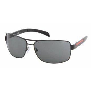 Prada Sport PS54IS Matte Black+Black Rubber/Grey Sunglasses (PS54IS