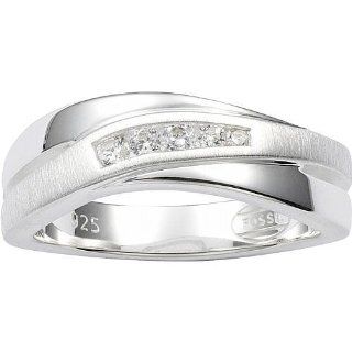 FOSSIL Damen Silber Ring 925 Sterling Silber 170 mm JF12766040