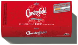 10000 (40x250) Chesterfield Red Extra Hülsen, Filterhülsen