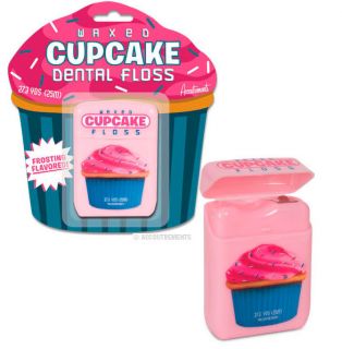 Cupcake Flavoured Dental Tooth Oral Floss Sterile New