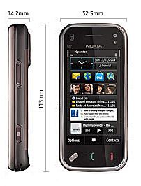 Nokia N97 mini Smartphone (UMTS, WLAN, GPS, 5 MP, Ovi Karten, QWERTZ