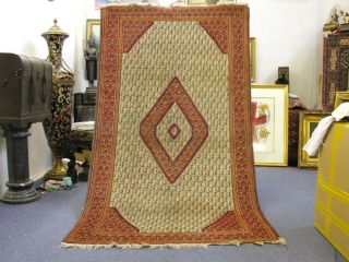 Antiker Orient Teppich Wolle auf BW um 1900/20, 210cm x 117cm Nr531