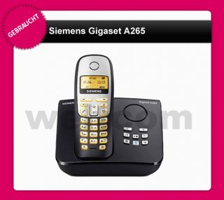 Siemens Gigaset A265 analog schnurlos Telefon A26