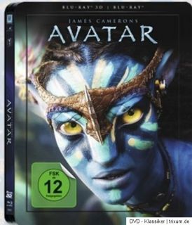 Avatar 3D   LIMITED STEELBOOK   Blu ray 3D + Blu ray + DVD   OVP
