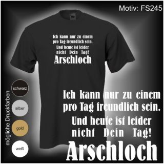 ARSCHLOCH   FUN T Shirt S M L XL XXL (FS245)