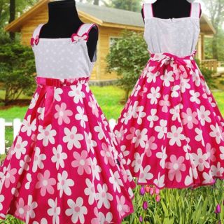 R263 Blume Mädchen Schönes Festzug Partei Kommunion Kleid Festkleid