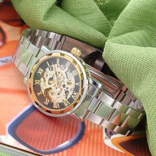 NEU Mode Mechanisch Automatik Herren Damen Uhr Skelettuhr Armbanduhr