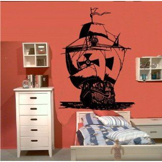 Wandtattoo Wandbild #182 Segelschiff Piraten Schiff ver. Größen und