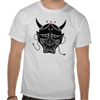 Japanese hannya mask T shirt