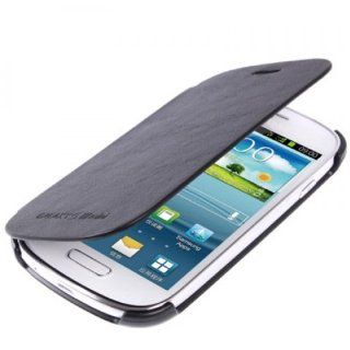 Samsung Galaxy S3 Mini i8190 Schwarz Flip Cover Tasche: 