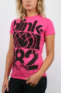Blink 182     3 Bars jungen Frauen / Womens Short Sleeve T Shirt in