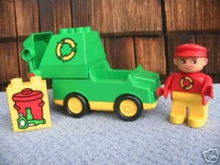 Lego DUPLO   süßer Müllwagen   Müllauto mit Zubehör 