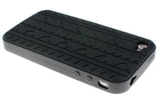 Silikon Schutzhülle f. APPLE IPHONE 4 4S Hülle Reifen Tasche Cover