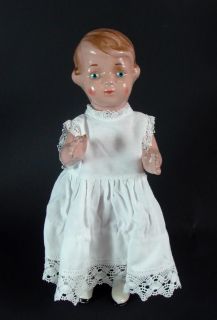 schöne alte Sonneberg Puppe   42 cm