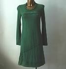 ELISA CAVALETTI Kleid Gr. S 34 36 GRÜN H/W 2012/13 Strass Shirt DRESS