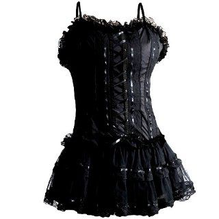 Spiral Gothic Girlie Korsett Kleid, sexy Corset mit Schnürung und