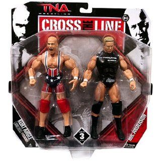Mr. Anderson & Kurt Angle Figuren Set   TNA Cross the Line 3 