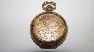 IWC Taschenuhr Rose Gold 585/000 14 karat Antik Gold uhr