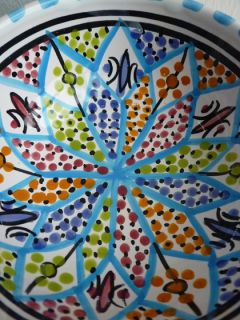 Tunesische Keramik Schale Nabeu13cm Orient Müslischale