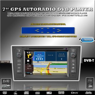 GPS Navigation AUDI A6 S6 RS6 C5 DVB T NAVI BLUETOOTH MD284S