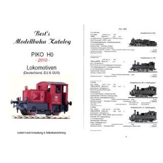 Best`s Modellbahn Katalog PIKO H0 Lokomotiven 2010 Sortiert nach