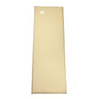 10T Isomatte Selbstaufblasbar SAM 600, beige, 198x63x6 cm 