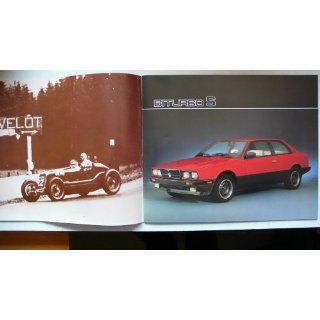 / brochure   Maserati Biturbo 2, 0 l 180 PS, Biturbo S 2, 0 l 205