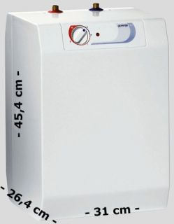 Gorenje Boiler 10 Liter EKW 10 U Untertisch Warmwasserspeicher