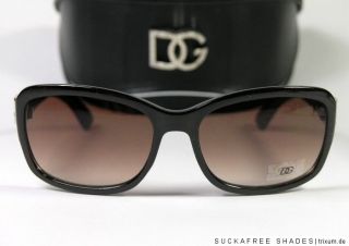 DG Eyewear® Damen & Retro Design Sonnenbrille Medium Rahmen Bling
