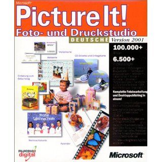Microsoft Picture it 2001   Foto /Druckstudio (Bundle) 