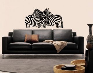 G293 Wandtattoo Zebra Zebras Wandaufkleber Wand Tattoo Afrika