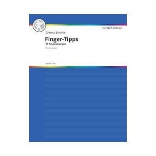 Finger Tips  25 Fingerübungen für Akkordeon Christa