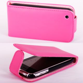 iPhone 3G & 3GS Pink Handytasche Ledertasche Schutzhülle Schutztasche