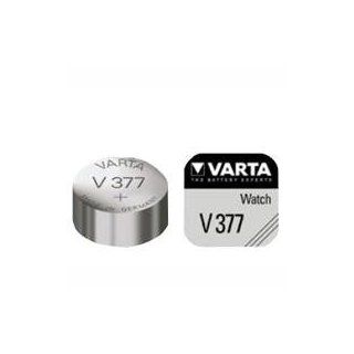 Varta V 377 1,55 V 27 mAh Uhrenzelle silber Elektronik