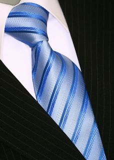 de LUXE KRAWATTE SEIDE Slips Corbata Cravatta Dassen Cravat 290 blau