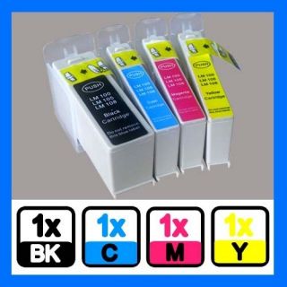CHIPPED INK CARTRIDGES FOR LEXMARK 100XL Impact S305 Interpret S405