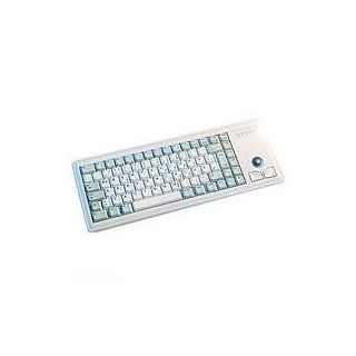Cherry SLIMLINE light grey Tastatur mit Trackball Computer