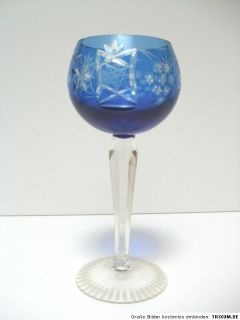 Römer Weinglas edler Schliff 18,5 cm blau
