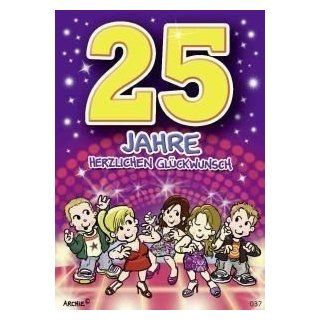 Archie Geburtstagskarte zum 25. Geburtstag Junge Mädchen lila