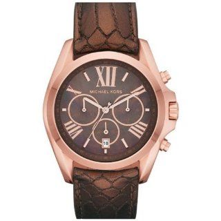 Michael Kors Damen Armbanduhr Chronograph Quarz Leder MK5551
