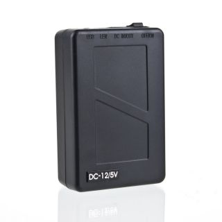 12V DC USB 5V Rechargeable Li ion Battery 4 CCTV Camera